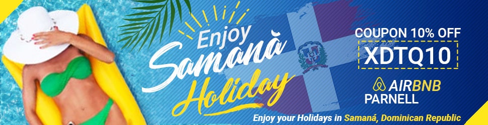 Enjoy your holidays on Samana - Playa 970x250px